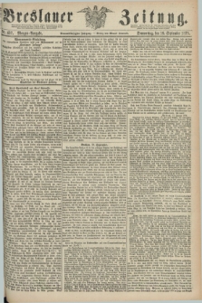 Breslauer Zeitung. Jg.59, Nr. 437 (19 September 1878) - Morgen-Ausgabe + dod.