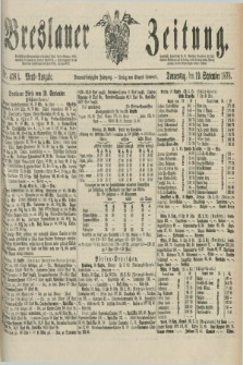 Breslauer Zeitung. Jg.59, Nr. 438 A (19 September 1878) - Abend-Ausgabe