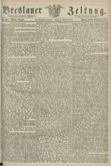 Breslauer Zeitung. Jg.59, Nr. 440 (20 September 1878) - Mittag-Ausgabe