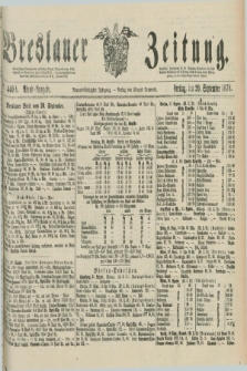 Breslauer Zeitung. Jg.59, Nr. 440 A (20 September 1878) - Abend-Ausgabe