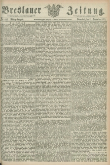Breslauer Zeitung. Jg.59, Nr. 442 (21 September 1878) - Mittag-Ausgabe