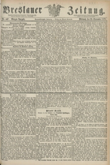Breslauer Zeitung. Jg.59, Nr. 447 (25 September 1878) - Morgen-Ausgabe + dod.