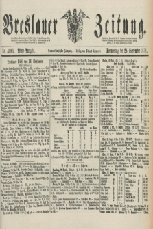 Breslauer Zeitung. Jg.59, Nr. 450 A (26 September 1878) - Abend-Ausgabe