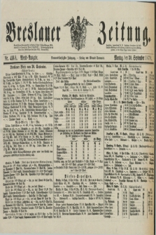 Breslauer Zeitung. Jg.59, Nr. 456 A (30 September 1878) - Abend-Ausgabe
