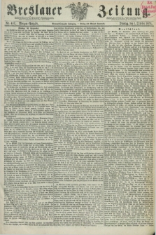 Breslauer Zeitung. Jg.59, Nr. 457 (1 October 1878) - Morgen-Ausgabe + dod.