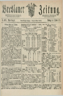 Breslauer Zeitung. Jg.59, Nr. 458 A (1 October 1878) - Abend-Ausgabe