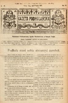 Gazeta Podhalańska. 1921, nr 19