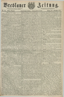 Breslauer Zeitung. Jg.59, Nr. 512 (1 November 1878) - Mittag-Ausgabe