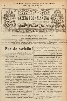 Gazeta Podhalańska. 1921, nr 21