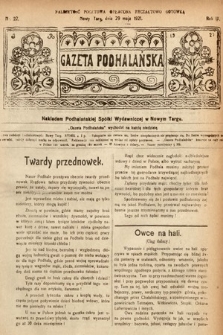 Gazeta Podhalańska. 1921, nr 22