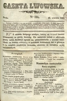 Gazeta Lwowska. 1848, nr 114