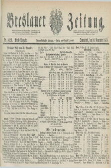 Breslauer Zeitung. Jg.59, Nr. 562 A (30 November 1878) - Abend-Ausgabe