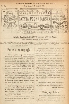 Gazeta Podhalańska. 1921, nr 36