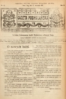 Gazeta Podhalańska. 1921, nr 37