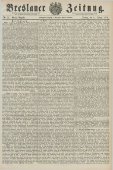 Breslauer Zeitung. Jg.60, Nr. 22 (14 Januar 1879) - Mittag-Ausgabe