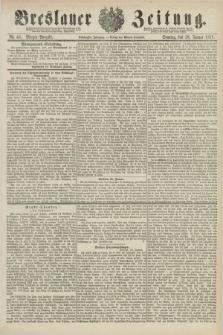 Breslauer Zeitung. Jg.60, Nr. 43 (26 Januar 1879) - Morgen-Ausgabe + dod.