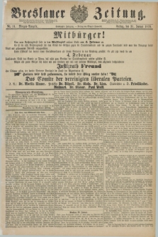 Breslauer Zeitung. Jg.60, Nr. 51 (31 Januar 1879) - Morgen-Ausgabe + dod.