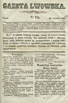 Gazeta Lwowska. 1848, nr 115