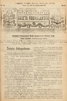 Gazeta Podhalańska. 1921, nr 44