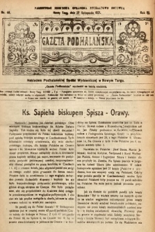 Gazeta Podhalańska. 1921, nr 48