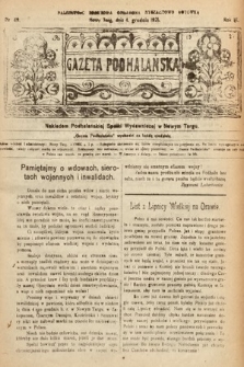 Gazeta Podhalańska. 1921, nr 49