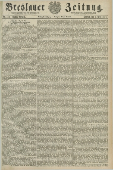 Breslauer Zeitung. Jg.60, Nr. 154 (1 April 1879) - Mittag-Ausgabe