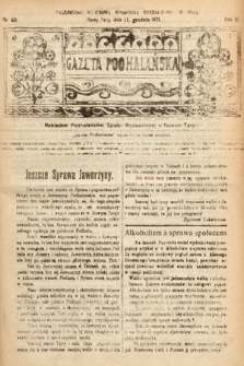 Gazeta Podhalańska. 1921, nr 50