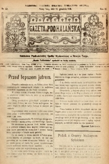 Gazeta Podhalańska. 1921, nr 51