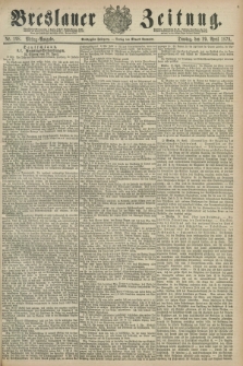 Breslauer Zeitung. Jg.60, Nr. 198 (29 April 1879) - Mittag-Ausgabe