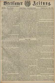 Breslauer Zeitung. Jg.60, Nr. 205 (3 Mai 1879) - Morgen-Ausgabe + dod.