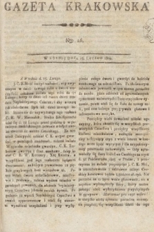 Gazeta Krakowska. 1809, nr 16
