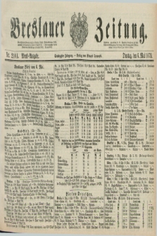 Breslauer Zeitung. Jg.60, Nr. 210 A (6 Mai 1879) - Abend-Ausgabe