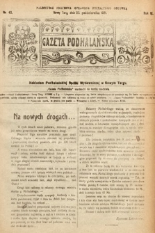 Gazeta Podhalańska. 1921, nr 43