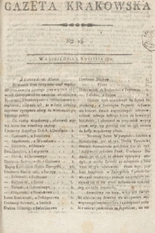 Gazeta Krakowska. 1809, nr 28