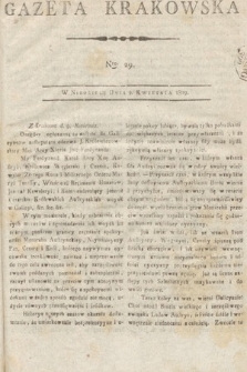 Gazeta Krakowska. 1809, nr 29