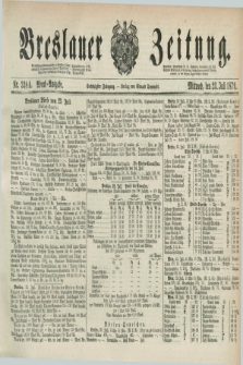 Breslauer Zeitung. Jg.60, Nr. 338 A (23 Juli 1879) - Abend-Ausgabe