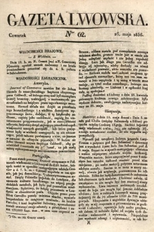 Gazeta Lwowska. 1836, nr 62