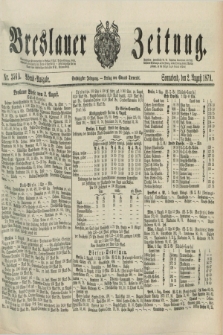 Breslauer Zeitung. Jg.60, Nr. 356 A (2 August 1879) - Abend-Ausgabe