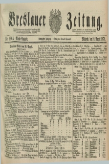 Breslauer Zeitung. Jg.60, Nr. 386 A (20 August 1879) - Abend-Ausgabe