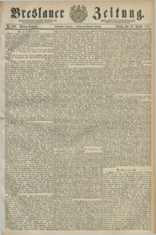 Breslauer Zeitung. Jg.60, Nr. 390 (22 August 1879) - Mittag-Ausgabe