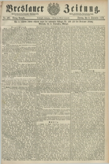 Breslauer Zeitung. Jg.60, Nr. 408 (2 September 1879) - Mittag-Ausgabe