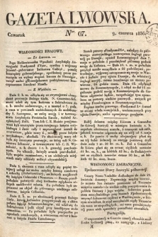 Gazeta Lwowska. 1836, nr 67
