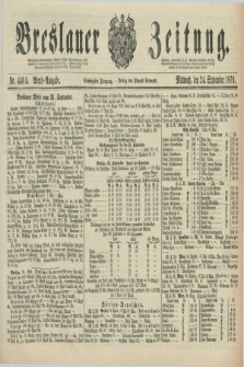 Breslauer Zeitung. Jg.60, Nr. 446 A (24 September 1879) - Abend-Ausgabe