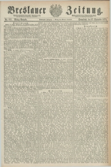 Breslauer Zeitung. Jg.60, Nr. 452 (27 September 1879) - Mittag-Ausgabe