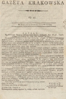 Gazeta Krakowska. 1809, nr 47