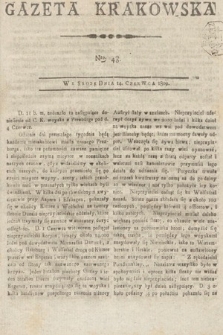 Gazeta Krakowska. 1809, nr 48