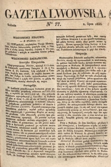 Gazeta Lwowska. 1836, nr 77