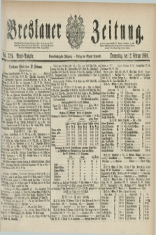 Breslauer Zeitung. Jg.61, Nr. 72 A (12 Februar 1880) - Abend-Ausgabe