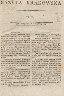 Gazeta Krakowska. 1809, nr 50