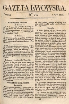 Gazeta Lwowska. 1836, nr 79